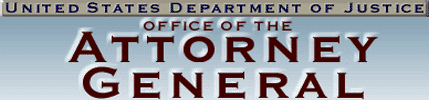 United States Department of Justice Office of the Attorney General