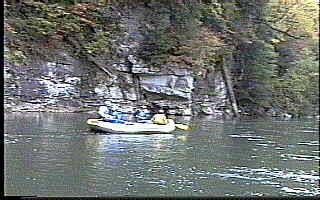 [Floating Raft In Canyon Image]