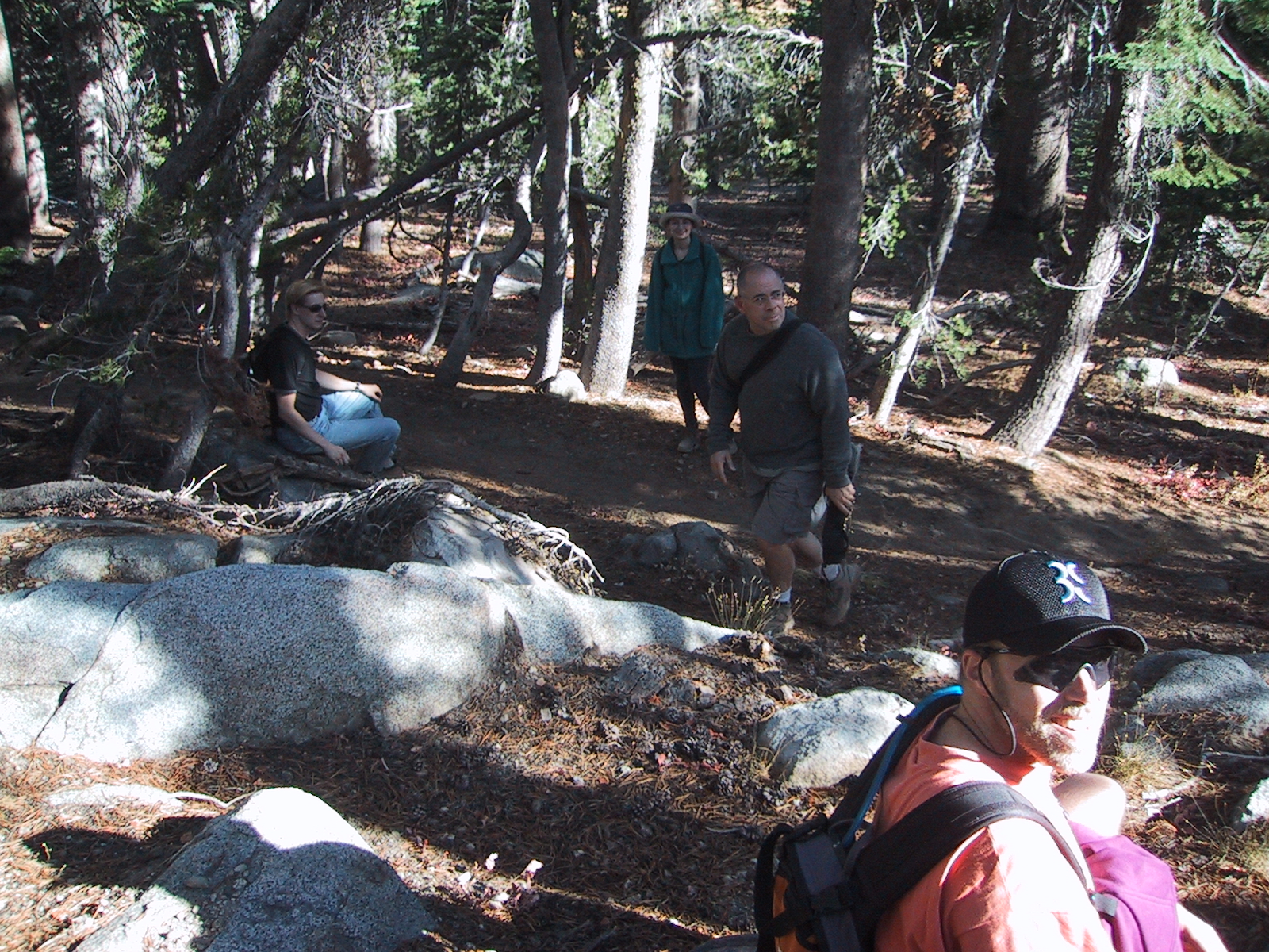 [Dave, Sonja, Phil and Leo taking a break]