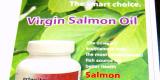 [Picture of advertisement for 'Virgin Salmon Oil' capsules]